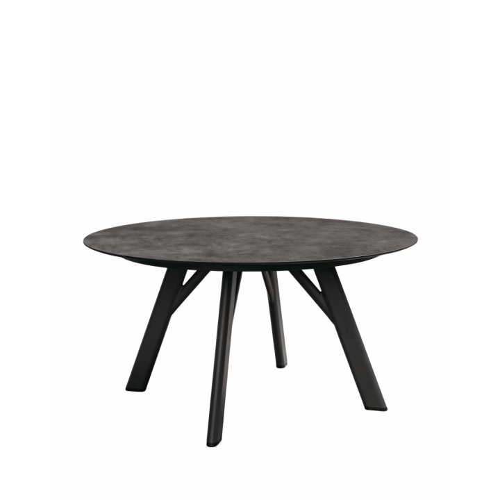 HUG valgomojo stalas apvalus 150 Antracitas HPL