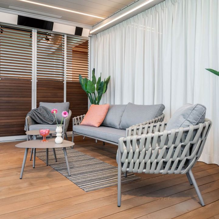 ULAND Rope lauko baldų komplektas