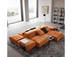 Modular sofa set PUZZLE 91 Jolie Rust
