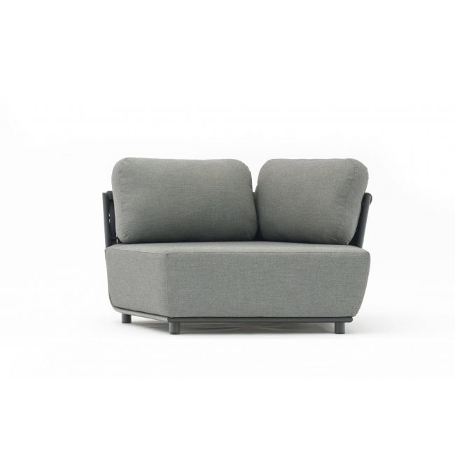 HUG left hand curved chair
