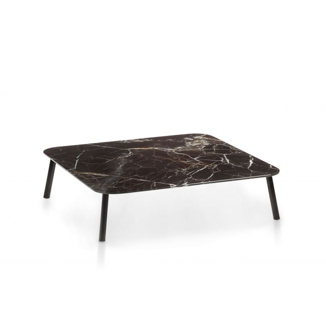 Coffee table Four Leg 29 Vetro Marrone 70