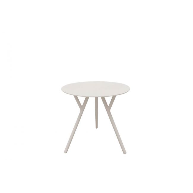 DJ greige high side table