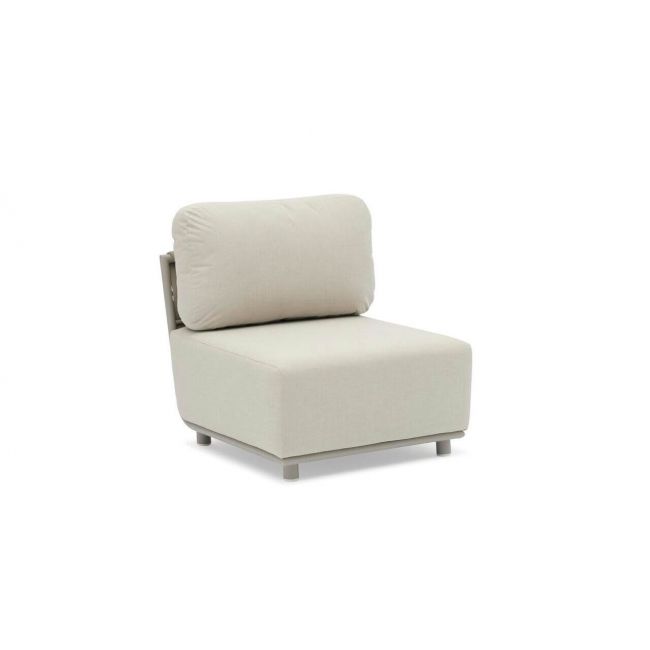HUG armless sofa module greige