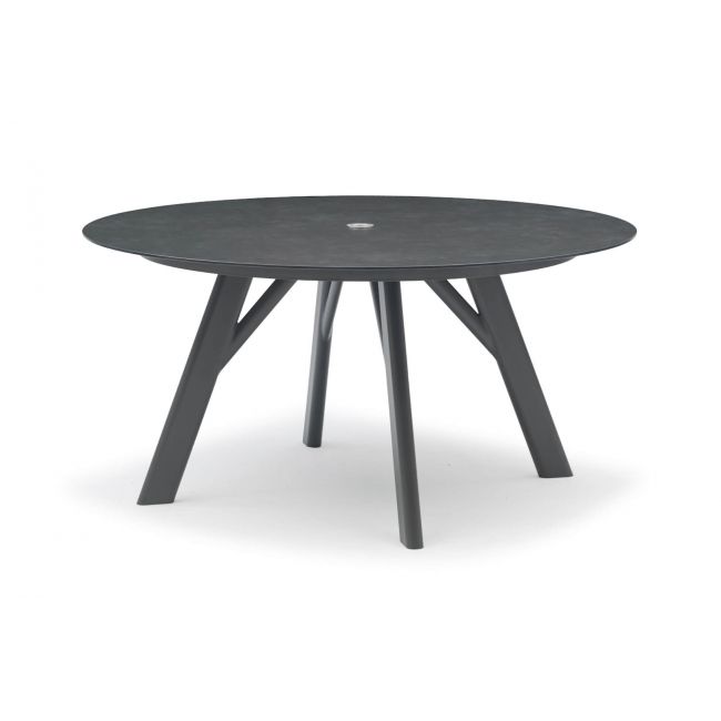 HUG round dining table anthracite