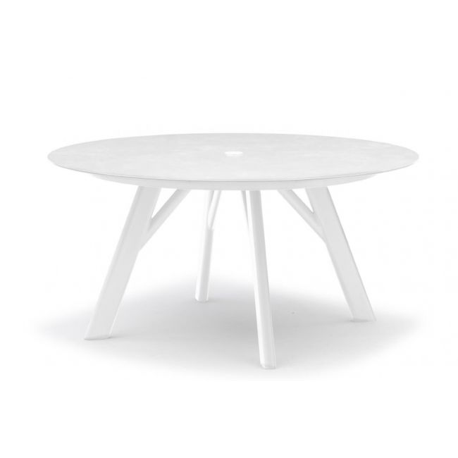 HUG round dining table white