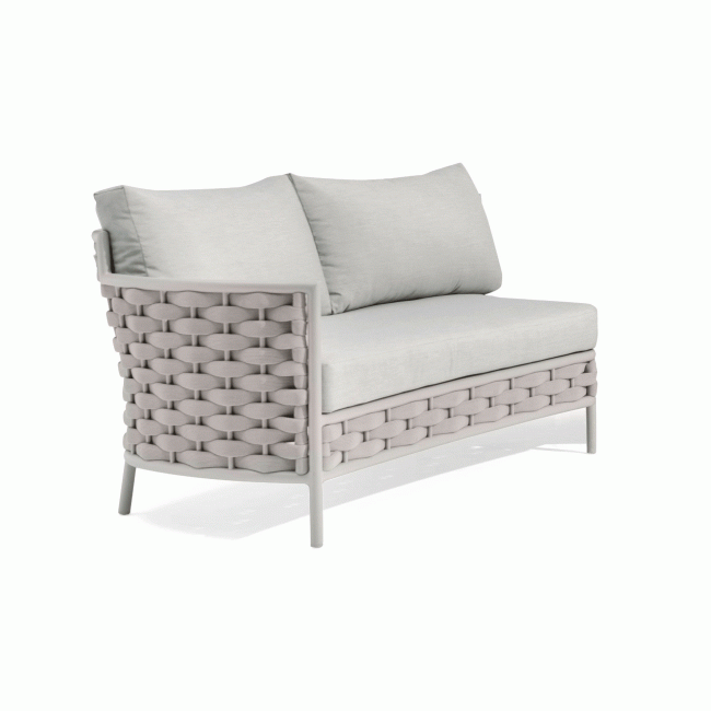LOOP apvali dešinės pusės sofa