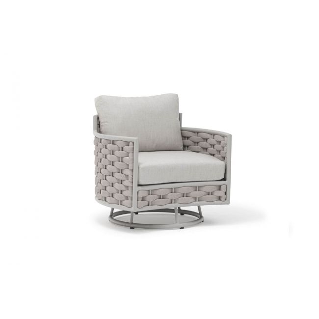 LOOP swivel armchair