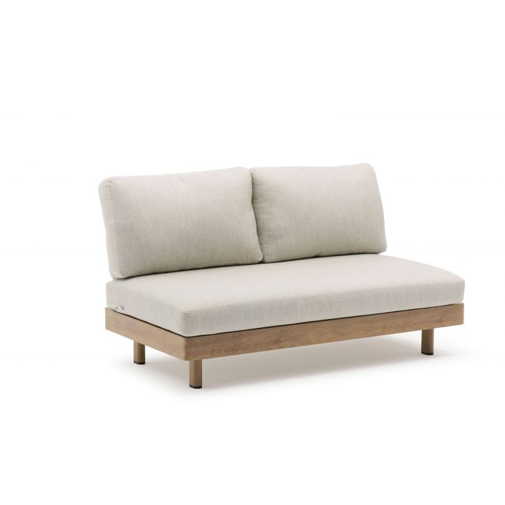 LOUNGE armless two seater sofa