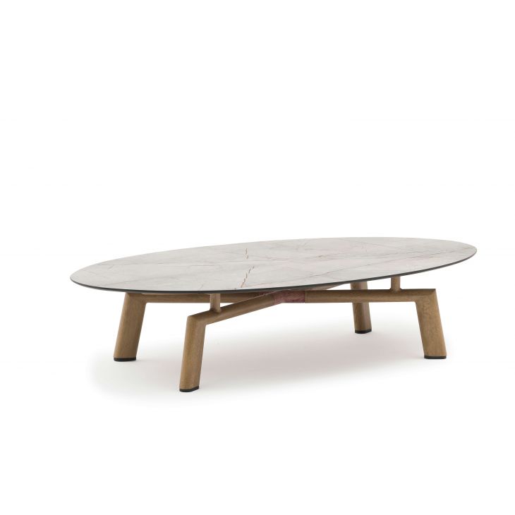 LOUNGE oval coffee table