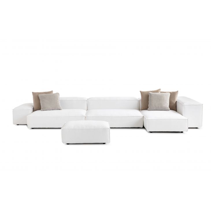 Modulinės sofos komplektas PUZZLE 91 Mirabela White