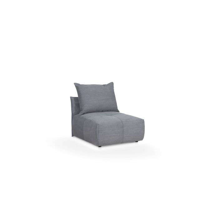PALACE Sofa module without armrest Key West Dark Grey