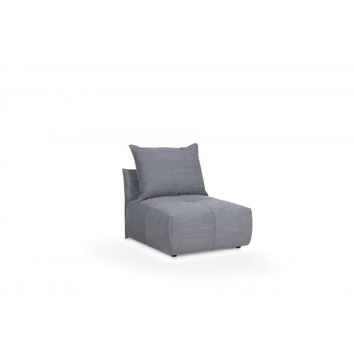 PALACE Sofa module without armrest Key West Dark Grey