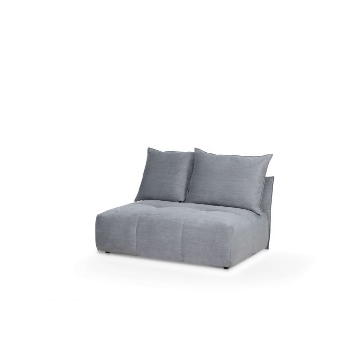 PALACE Sofa module wide without armrest Key West Dark Grey