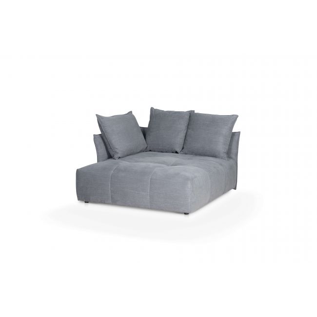 PALACE Sofa module REC armrest left Key West Dark Grey