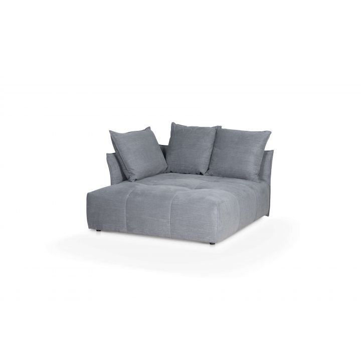 PALACE Sofa module REC armrest left Key West Dark Grey