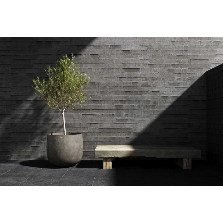 Outdoor Planter MONDO 100 River stone
