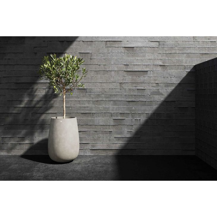 Outdoor Planter MONDO HIGH 45 Taupe stone