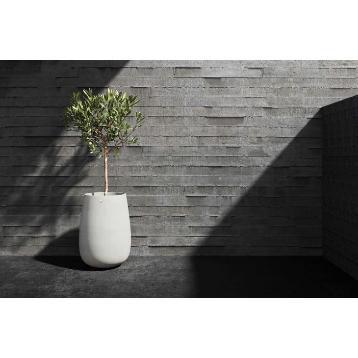 Outdoor Planter MONDO HIGH 45 White stone