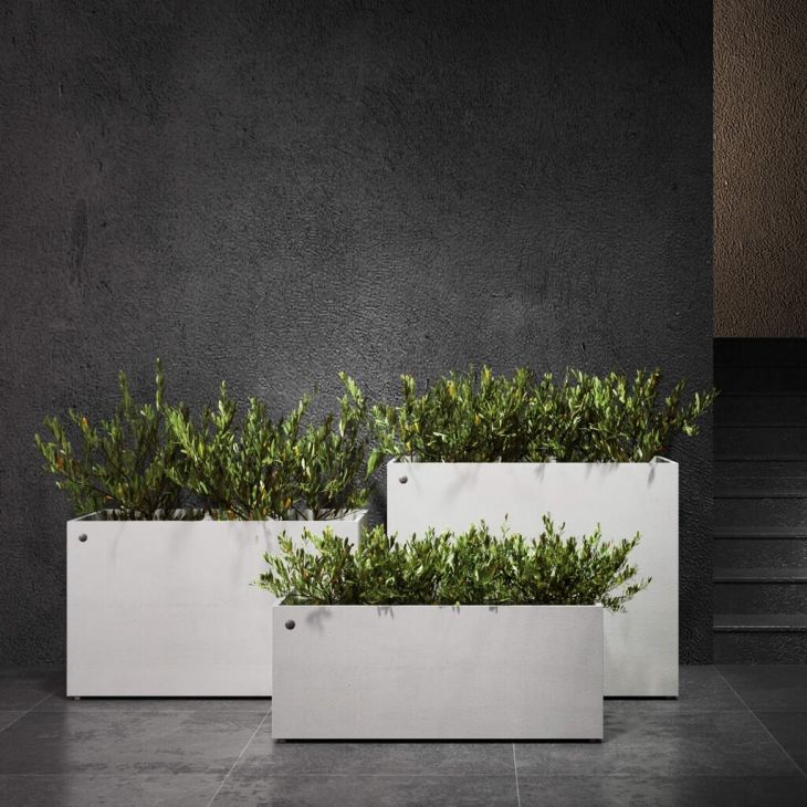 Lauko vazonas SEMPLITO 40 White stone