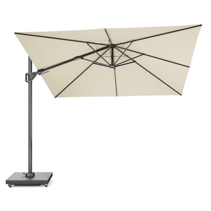 Parasol Challenger T² premium 300x300 Anthracite + Champagne