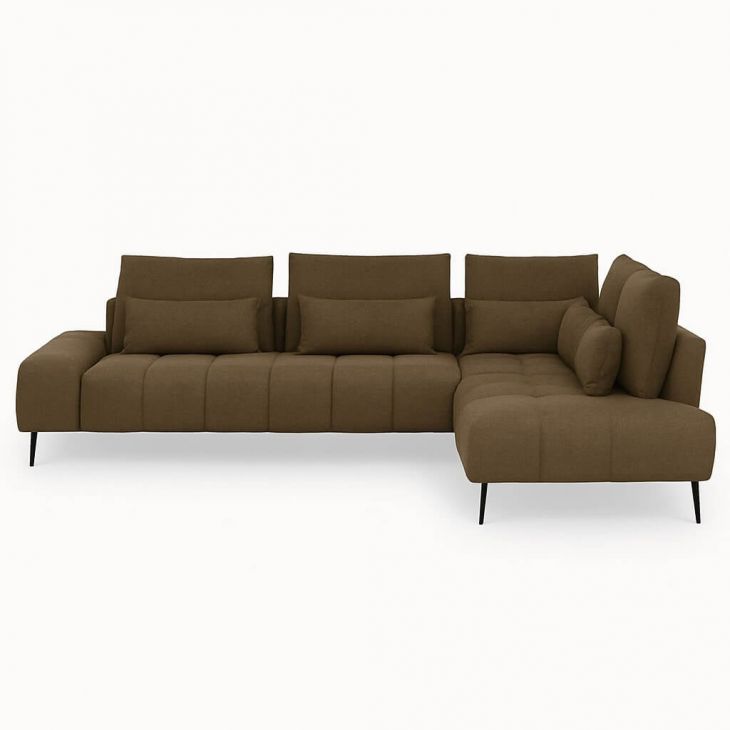 GIANNI 3-OTM kampinė sofa kojos juodos - Colona Mud