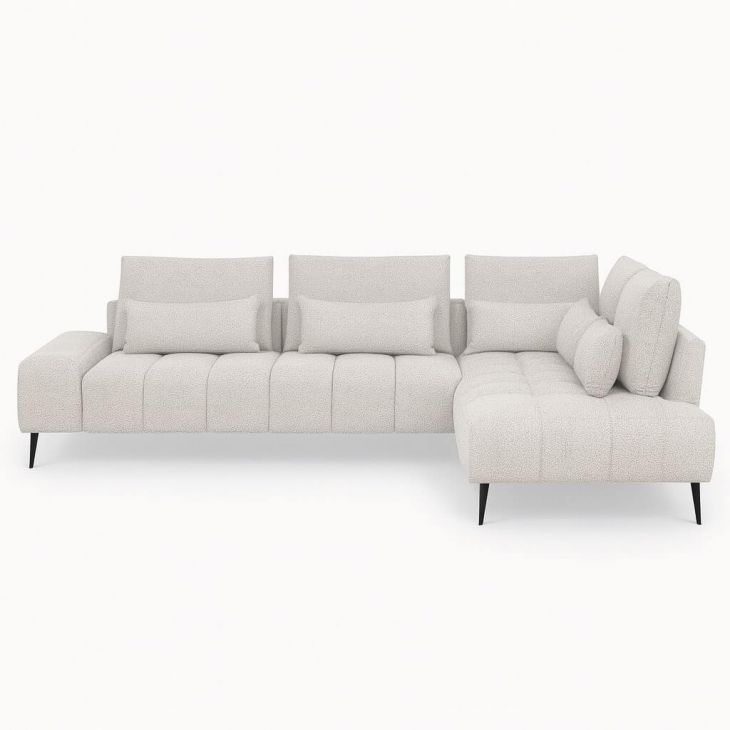 GIANNI 3-OTM kampinė sofa kojos juodos - Colona Silver