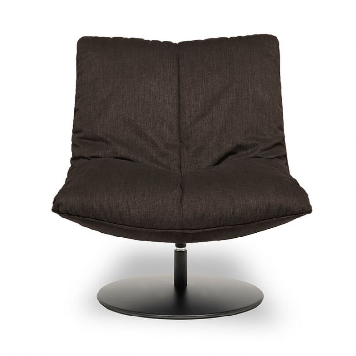 SOFTIE fotelis Plate koja juoda - Key West Espresso