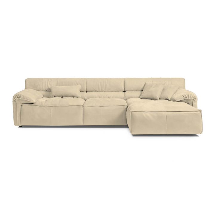 Modular sofa VOLA 32R Leather Eagle Grey