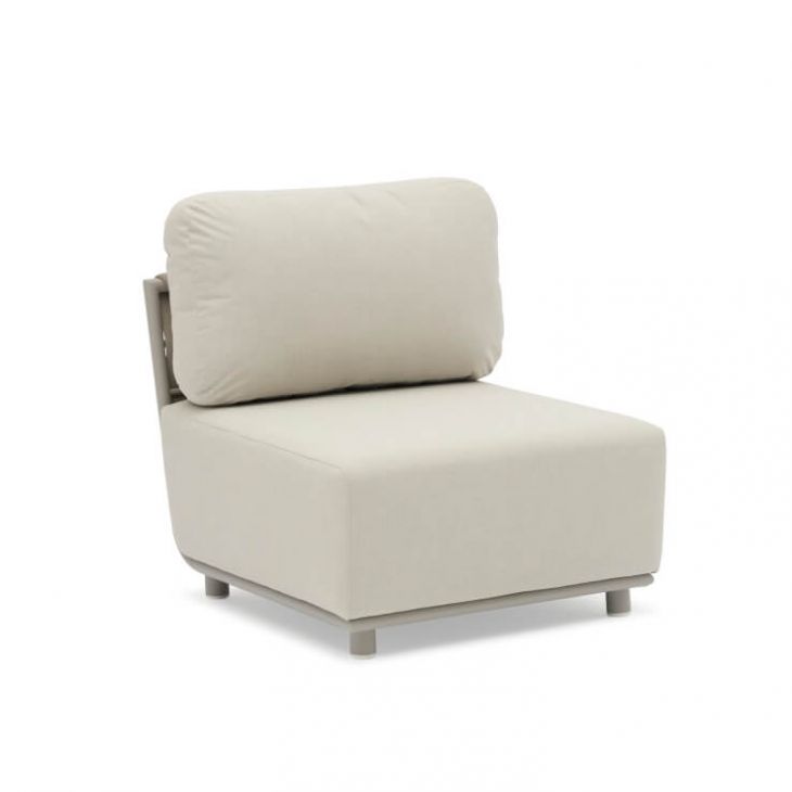 HUG armless sofa module Greige