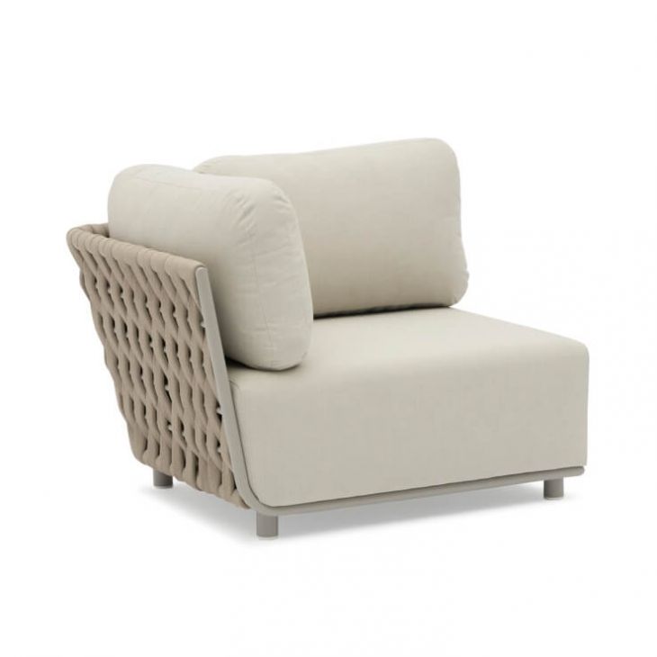 HUG right hand sofa module Greige