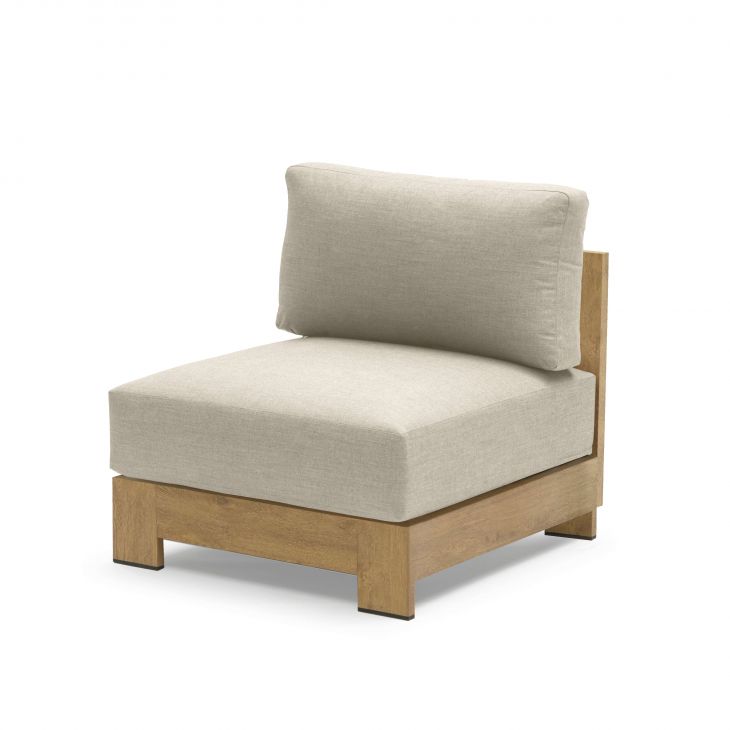 SKY armless chair oak