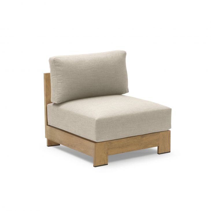 SKY armless chair oak