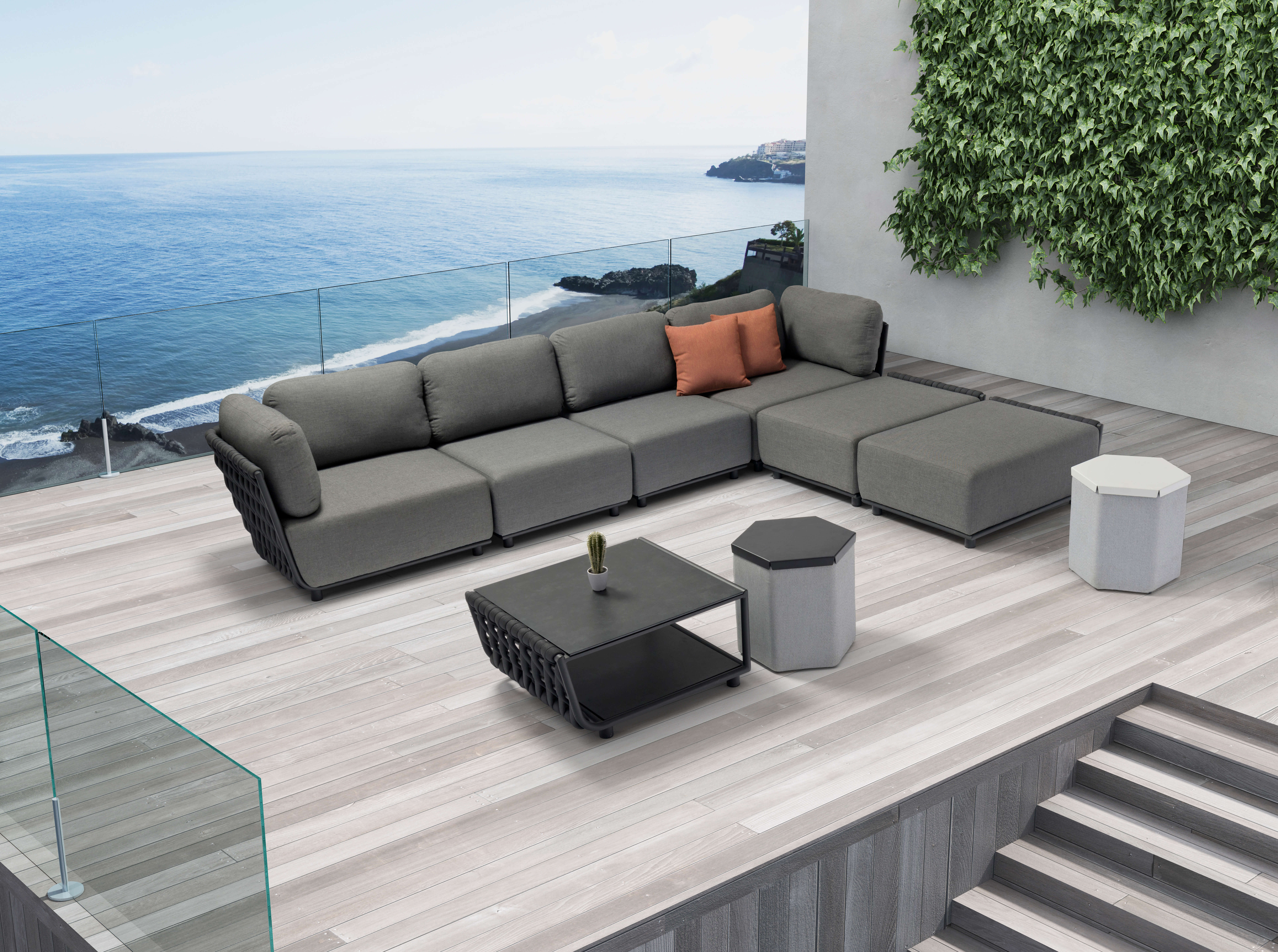 HUG coffee table Anthracite